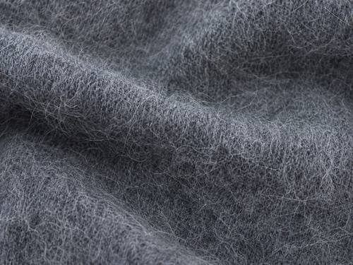 Charcoal & Rose Reversible Cashmere Crewneck